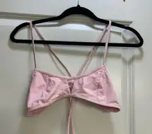 Summer salt high dive pink adjustable bikini top size small 4