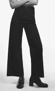 Zara Marine Straight Jean NWOT in Black Size 10