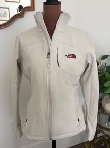 The North Face Apex Bionic‎ Softshell Jacket Full Zip Tan Beige Womens