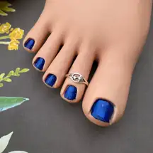 Sterling Silver Man On The Moon Toe/Midi Ring 