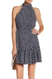 NWT Betsey Johnson Polka Dot Halter Ruffle Hem Dress, 2