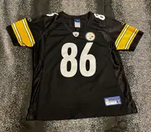 Womens medium Vintage Reebok NFL Pittsburgh Steelers Hines Ward 86 jersey 