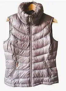 Calvin Klein Old Gold Women’s Lightweight Puffer Vest Sz M
