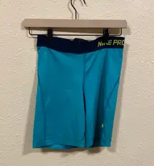 Pro Spandex Teal Shorts