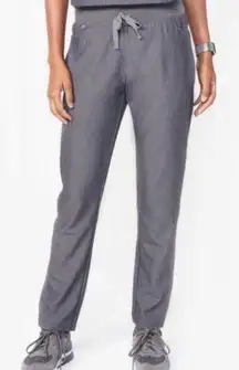 FIGS W18SW2002 Castelar Skinny Scrubs Pants Snap Pocket Graphite Gray Size S