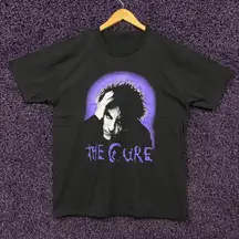 The Cure Robert Smith Head on the Door Goth Band T-Shirt L