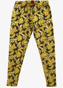 H&M Banana Print Leggings | Size Small | Fun Graphic Stretch Pants