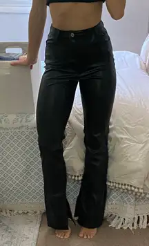 Zara leather pants