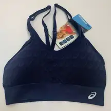 NWT Asics Dark Cobalt ASX Seamless Sports Bra