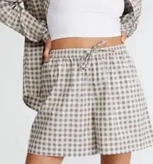 WeWoreWhat Size Small Cotton Boxershorts Gingham Plaid NEW