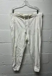 White Jogger Sweatpants