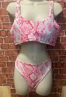 SheIn Snakeskin Bikini