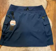 Mivei Skort Size XL Water Resistant UPF 50+ Athletic Navy Blue Womens NWT