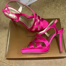 Fuschia heels. Never worn.