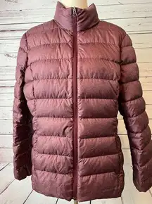 Eddie Bauer  Puffer Jacket Packable Down Coat Quilted Large ImPeRfEcT Womens