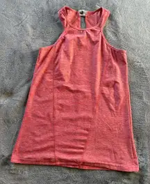 Oiselle Heathered Peach Tank Top Size 4