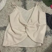 criss cross crop top