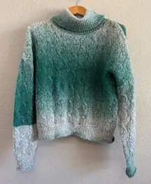 Kut from the Kloth‎ Hailee Gradient Turtleneck  Sweater Size Small