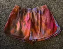 Wild Fable Multicolor Tie-Dye Pull On Shorts