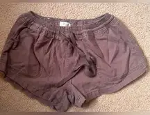 Altar’d State Women's Casual Neutralized Purple Shorts large linen blend