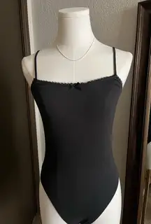 Pointelle Bow Cami Bodysuit 