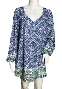 Lovers + Friends‎ Gracie Shift Dress Cutout Sleeves Long Sleeve Mini Dress