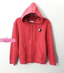 Urban Outfitters Yin Yang Cats Hoodie Jacket Watermelon Zip-Up Fleece Sweatshirt Coat Sweater S