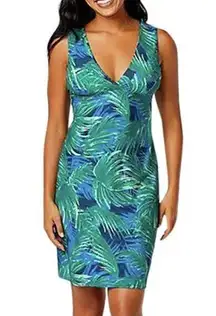 Carve Designs  Cayman Sundress Blue Palm Beach Size M NWT Vacation Resort