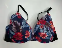 PINK Victoria’s Secret Hawaiian floral‎ wear everywhere underwire bra size 36C