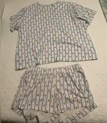 Hill House Blue and White Striped Pajama Set