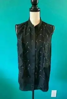 Kenneth Cole New York sheer blouse