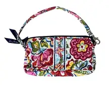 Vera Bradley "Hope Garden" Vintage‎ Not Just a Clutch Bag Wristlet Quilted Pink