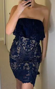 Blue Lace Dress