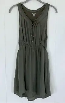 Ecote Olive Racerback Dress S