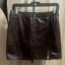 Le Lis Brown Mini Pencil Skirt Night Out