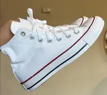 CONVERSE Chuck Taylor High-Top Sneakers White womens 6 men’s 4 NWOB