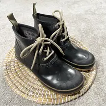 Bogs Women’s Charlot Waterproof Boots Lace Up Rubber Outdoor in Black 9