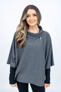 Joseph Ribkoff Zip‎ Neck Design Top size 6