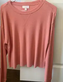Brand New w Tags Colsie Women's CoralLong Sleeve Top
