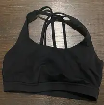 Black Energy Sports Bra