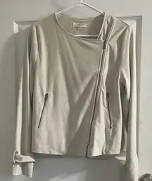 Peach Love California Cream Zip Jacket