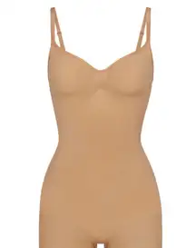 SKIMS Seamless Sculpt Mid Thigh Bodysuit - Ochre