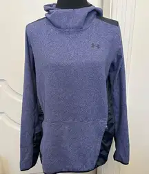 Under Armour  Cold Gear Hoodie Hooded Sweatshirt Zippered Pockets