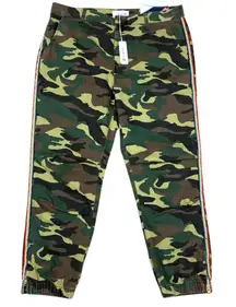Sundry Camo Pants with Rainbow Stripe Accents Size 30 NWT Lightweight Summer