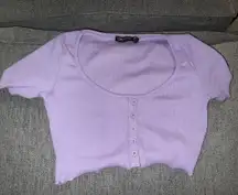 Light Purple Crop Top