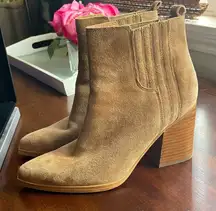 Marc‎ Fisher LTD Oshay Bootie in camel size 9.5