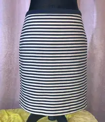 Loft Size 2 Nautical Striped Skirt