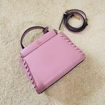 LYN Pink Top Handle Crossbody Bag
