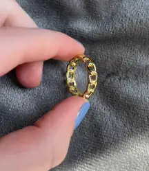 Gold Chain Link Ring