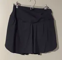 HALARA Black Pleated Skorts for Active Wear